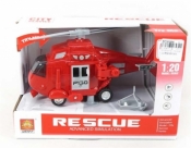 Helikopter ze światłem i dźwiękiem 22 cm