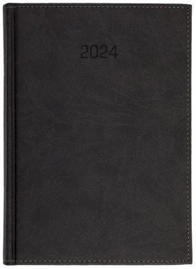 Kalendarz 2024 B5 dzienny Vivella czarny