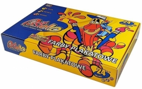 Farby plakatowe 20ml 24 kolorów