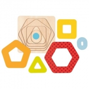 Układanka warstwowa kształty geometryczne II