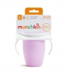 Kubek treningowy z uchwytami Munchkin Miracle 360° 207ml fioletowy 6 m+