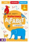 Kolorowy alfabet z naklejkami Zeszyt 1