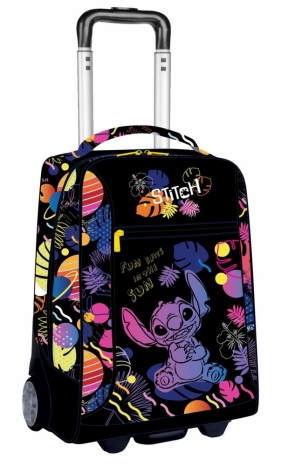 Coolpack, Plecak młodzieżowy na kółkach Compact Disney Black - Stitch (F086886)