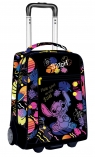 Coolpack, Plecak młodzieżowy na kółkach Compact Disney Black - Stitch