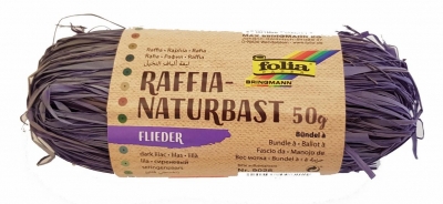 Rafia naturalna 50g - ciemny fiolet FOLIA PAPER