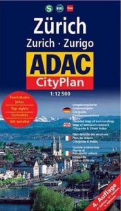 CityPlan ADAC. Zurich 1:12 500 - Opracowanie zbiorowe