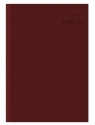 Kalendarz 2027 dzienny A5 basic bordowy TOP2000