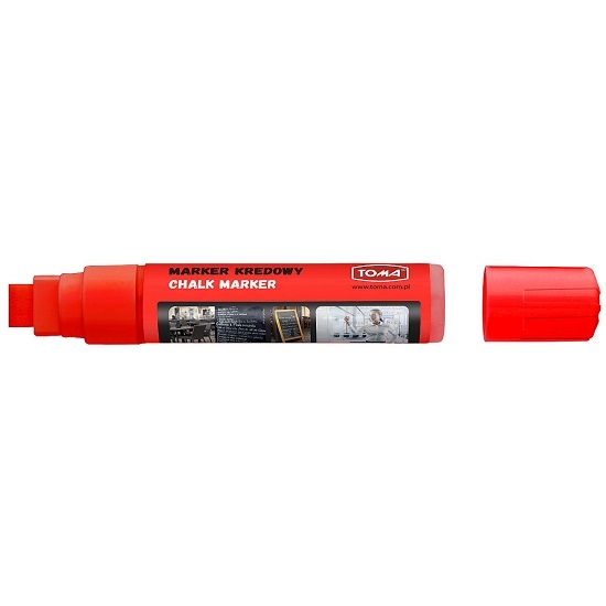 Marker kredowy Toma 5x15 mm - czerwony (29421) 