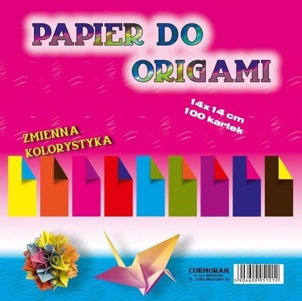 Papier do origami 14x14cm zmienne kolory
