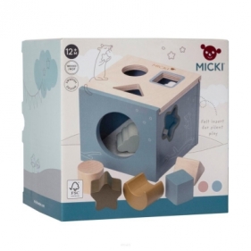 Sorter drewniany niebieski