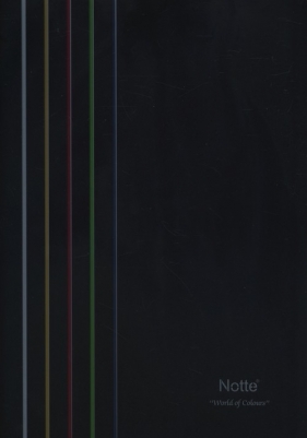 Zeszyt A4 Narcissus World of Colours w kratkę 80 kartek czarny