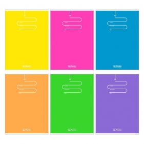 Herlitz, zeszyt A5, 60 kartek w kratkę - Color Blocking, 1 szt
