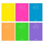Herlitz, zeszyt A5, 60 kartek w kratkę - Color Blocking, 1 szt