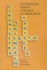 Lingwistyka tekstu w Polsce i w Niemczech Pojęcia, problemy, perspektywy