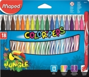 Flamastry Colorpeps jungle 18 sztuk