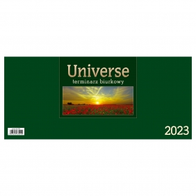 Kalendarz 2023 biurkowy stojący zielony