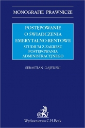 Postępowanie o świadczenia emerytalno-rentowe.