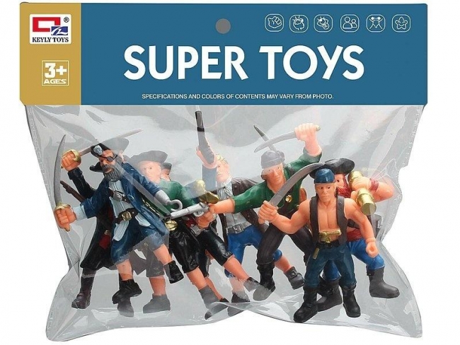 Zestaw figurek piratów