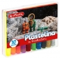 Plastelina z brokatem, 10 kolorów (9567215)