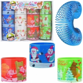 Sprężyna świąteczna 7cm MIX