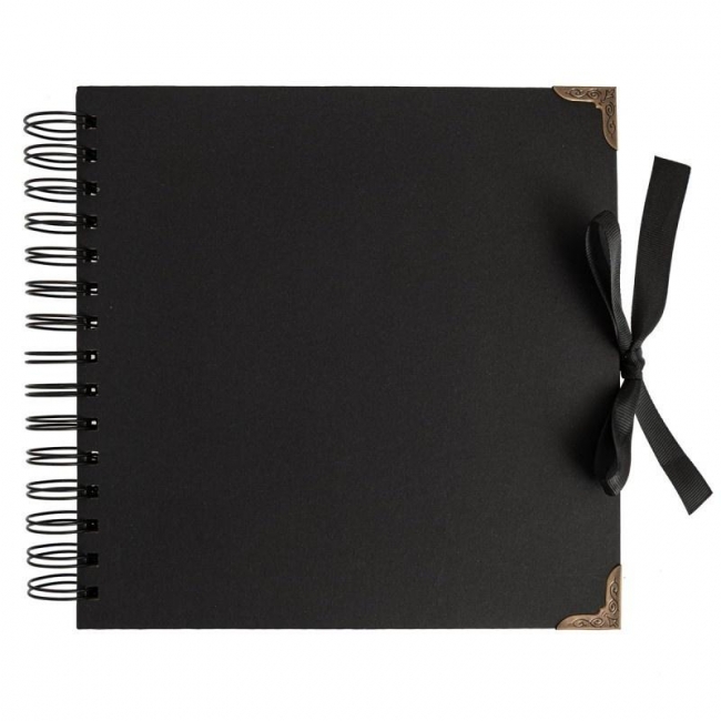 Album do zdobienia 20x20cm 30K czarny