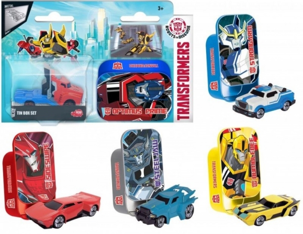 Transformers w blaszanym pudełku, 5 rodzajów (GXP-568114)