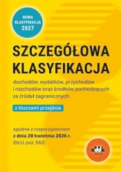 Szczegółowa klasyfikacja dochodów, wydatków, przychodów i rozchodów - Opracowanie zbiorowe