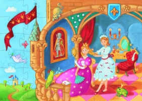 Puzzle postaciowe 36: Księżniczka i żaba (DJ07221)
