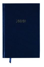 Kalendarz 2020 A5 książkowy dzienny granatowy (KK-A5D E)