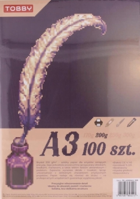 Brystol A3 200g 100 ark