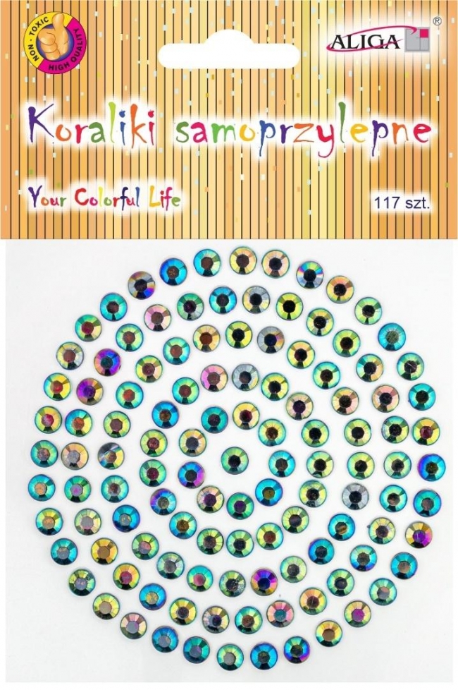 Dżety kryształki samoprzylepne