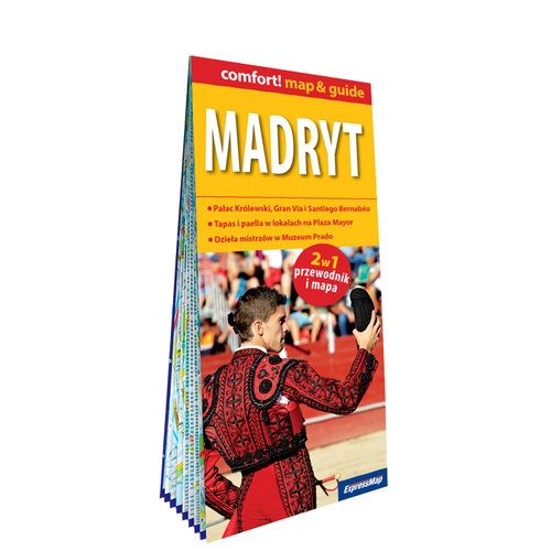 Madryt laminowany map&guide 2w1 przewodnik i mapa