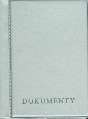 Okładka na dokumenty srebrna