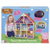 Świnka Peppa: Drewniany domek rodzinny, duży (PEP07321)