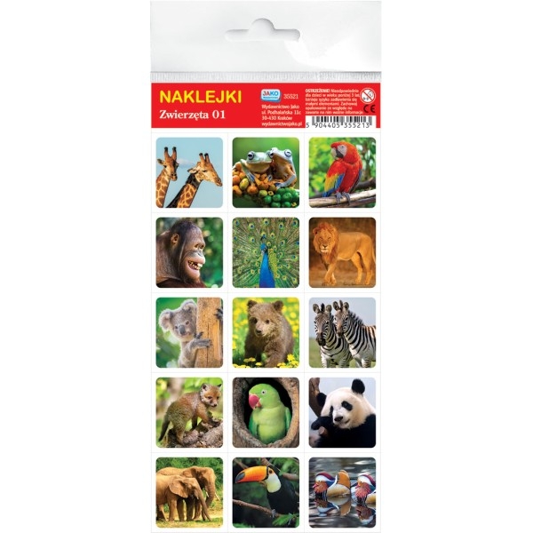 Naklejki. Zwierzęta