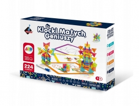 Klocki Małych Geniuszy - Geometryczne Śnieżynki, 224el. (125213)