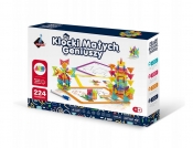 Klocki małych geniuszy - śnieżynki, 224el. (125213)
