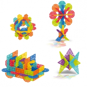 Klocki Małych Geniuszy - Geometryczne Śnieżynki, 224el. (125213)