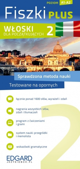 Włoski Fiszki PLUS dla początkujących 2 - Opracowanie zbiorowe