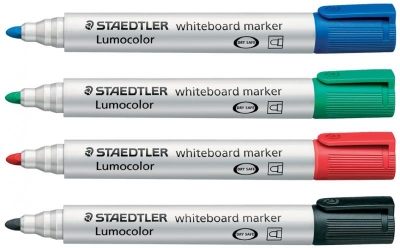Marker Lumocolor do białych tablic whiteboard, okrągły, brązowy  S351-7