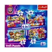 Trefl, Puzzle 4w1: Bohaterowie na ratunek