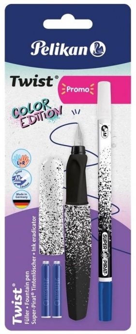 Zestaw Pióro wieczne + naboje + korektor PELIKAN