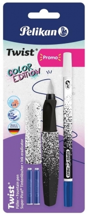 Zestaw Pióro wieczne + naboje + korektor PELIKAN