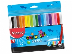 Flamastry Colorpeps Ocean 18 kolorów MAPED