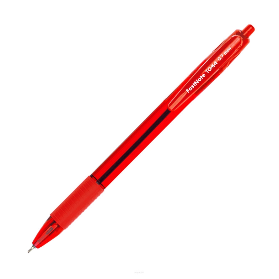 <img src='https://webimage.pl/pics/214/0/d5901133030214.png' style='height:440px' /> Długopis Fast Note 0,7 mm - czerwony (TO-030)