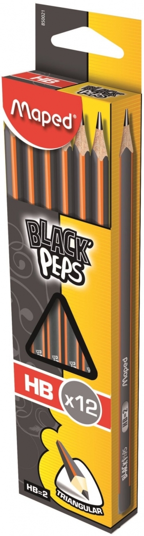 Ołówek blackpeps hb 12 szt pud. z zaw. (12)