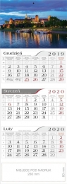 Kalendarz 2020 Trójdzielny Kraków CRUX