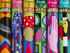 Pióro kulkowe Frixion Ball Mika Edycja limitowana niebieskie (BL-FR7-L-MK)