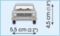 Cobi 24521 Fiat 124 Berlina 1200