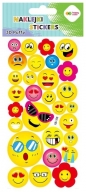 Naklejki 3D Puffy - Funny Emoticon, 9.5 cm x 22 cm, Happy Color